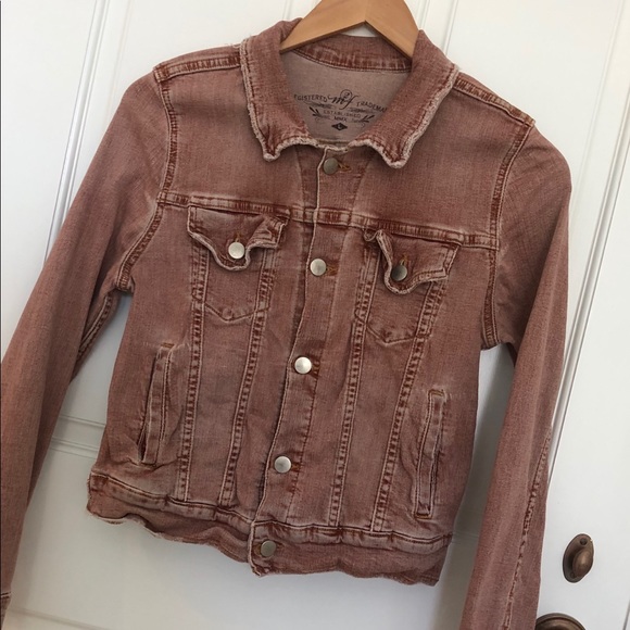 LN ★ Vintage Free People Jean Jacket ★ - Picture 3 of 6